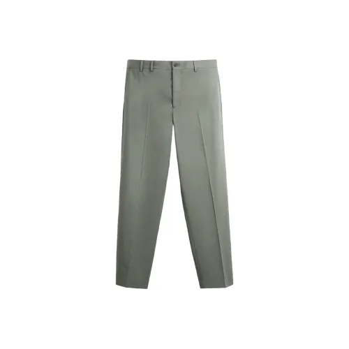 ZARA Зеленые Мужские Брюки для Костюма