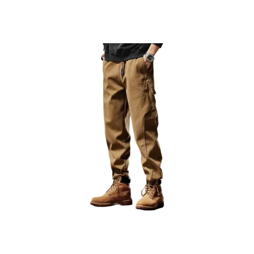 GELANLU Весенние и Летние Карго Брюки Унисекс Базовый COLORS Черный Серый Белый и т.д