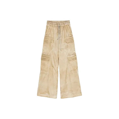 Rick Owens DRKSHDW Карго Брюки Мужские Светлый Бежевый