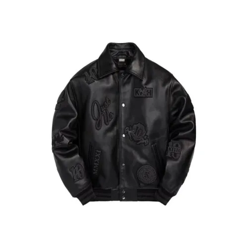 KITH Collaboration Черные Мужские Кожаные Куртки