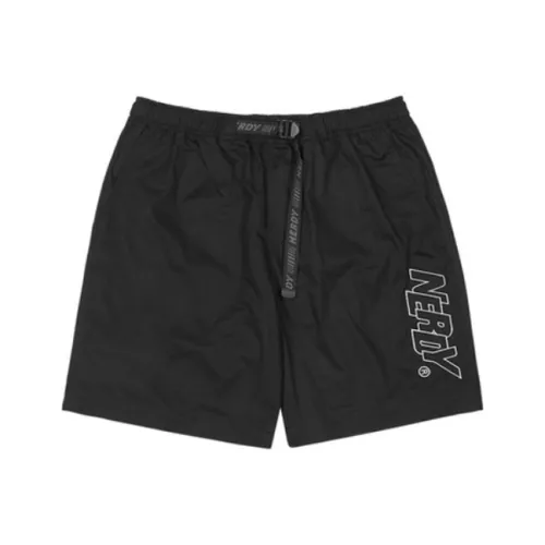 NERDY Свободный крой Шорты Мужские Черные