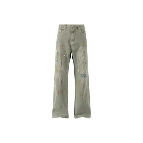 XINYINSU Серые Унисекс Джинсы