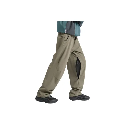 LEIMO Хаки Унисекс Брюки с карманами