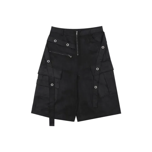 BLIND402 Черные Мужские Карго Шорты