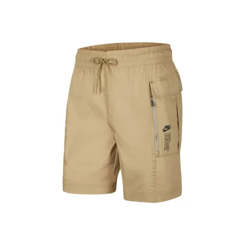 Nike Абрикосово-чайный коричневый Мужские Карго Шорты