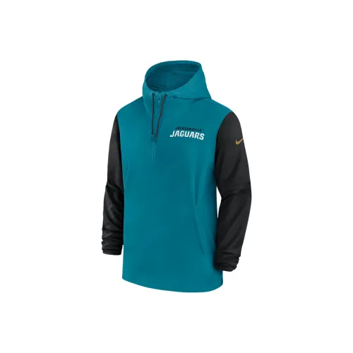 nike NFL FW24 Jacksonville Jaguars Sideline Pre Game Игрок Куртки Пальто Мужской Циан