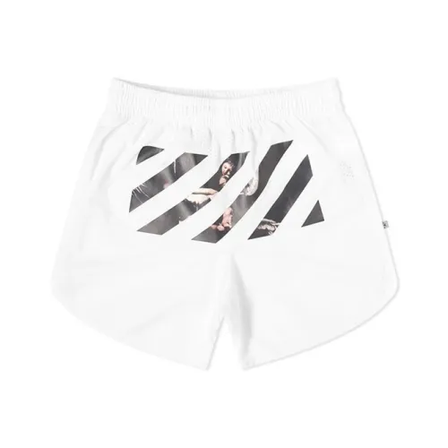 Off Белый SS20 Мужские Повседневные Шорты