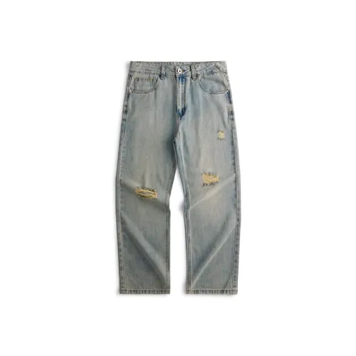 KUXIANSEN Джинсы Унисекс Light Синий