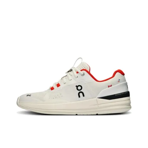 On The Roger Pro Дышащие Низкие Кроссовки для Тениса Мужские Белые Черные