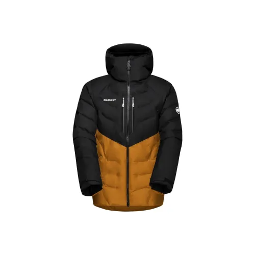 MAMMUT Photics SKI HS Thermo С капюшоном JKT SKI Down Jacket Мужской Down Jackets Winter Coats Мужской Коричневый Черный