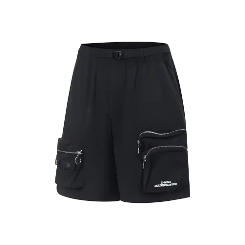 LINING Черные Мужские Карго Шорты
