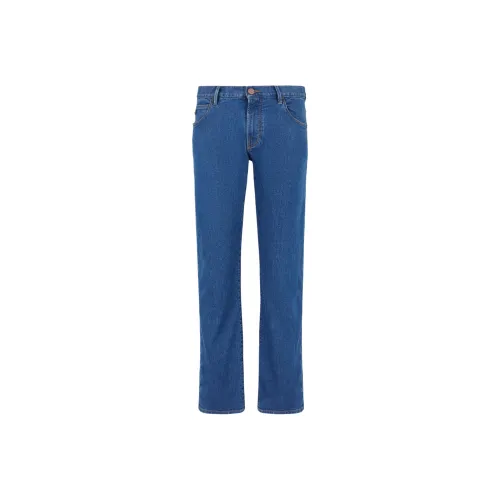 GIORGIO ARMANI Medium Blue Men's Jeans GIORGIO ARMANI Средне-синие мужские джинсы