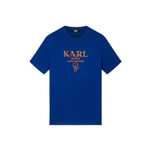 Karl Lagerfeld T-Shirt Мужской Klein Blue