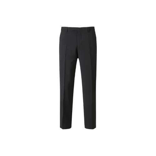 EMPORIO ARMANI Черные Мужские Брюки для Костюма
