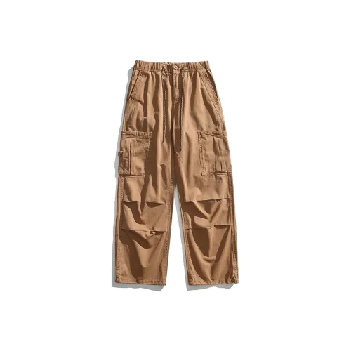 MFPF Повседневные тяжелые прямые брюки карго унисекс