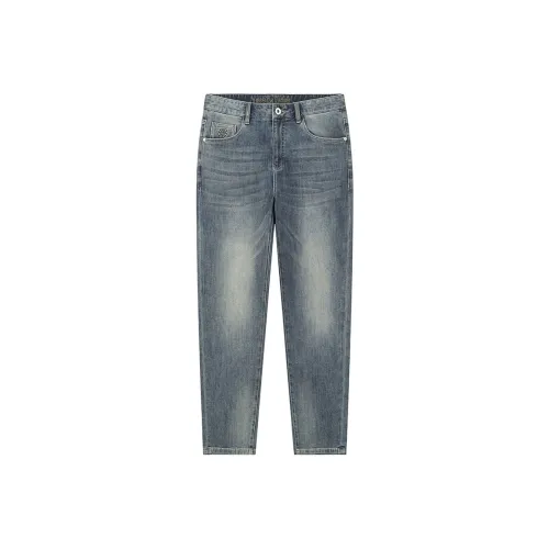 LAXDN Medium Gray Men's Jeans LAXDN Средне-серый Мужские Джинсы