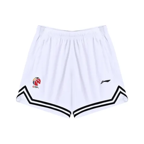 LINING CBA Collection Белые Мужские Повседневные Шорты