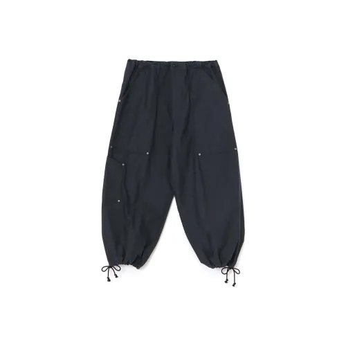 Yohji Yamamoto Черные Унисекс Повседневные Штаны