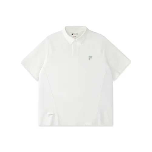 FILA FUSION FILA FUSION X Стандартный Белый Мужская Рубашка Поло
