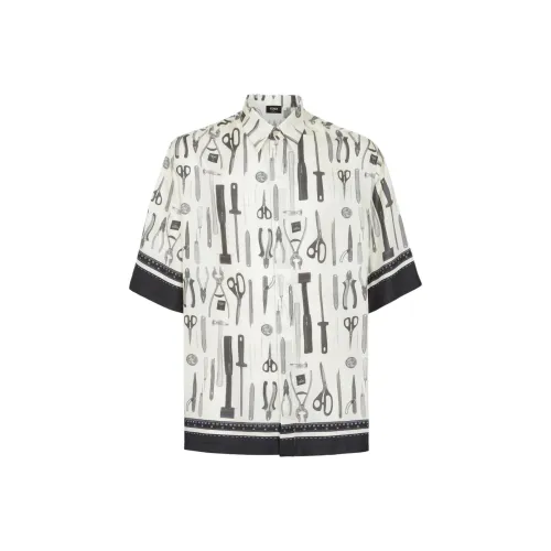 Fendi Белые Мужские Рубашки