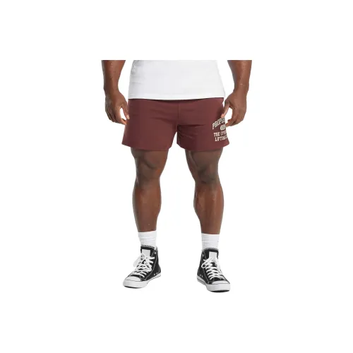 GYMSHARK Легкий Джерси Шорты Повседневные шорты Мужской Бургунди