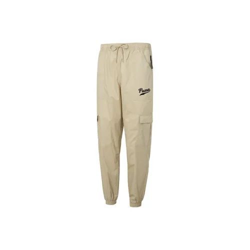 PUMA Khaki Мужские Повседневные Штаны