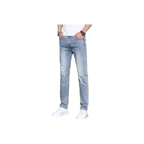 FUERZA Джинсы Унисекс Ностальгический Синий