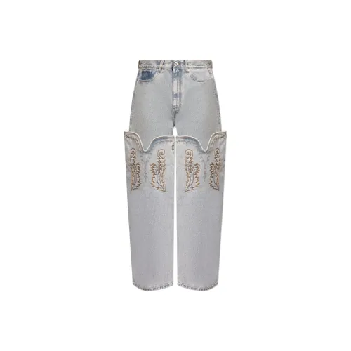 Y Project Gray Men's Jeans Y Project Серый Мужской Джинсы