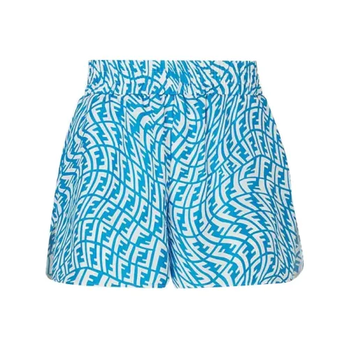 FENDI Blue Men's Casual Shorts FENDI Синий Мужские Повседневные Шорты