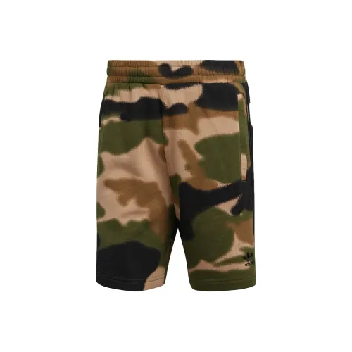 Adidas Originals Повседневные шорты Мужские Армейский зеленый