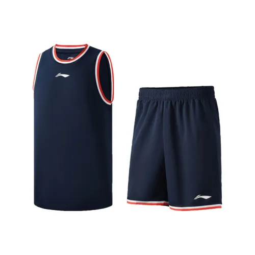 LINING Basketball Collection Комплект Мужской Гуандун Синий