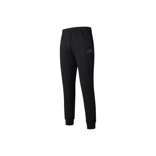 Erke Вязаные тренировочные штаны унисекс глубокий черный