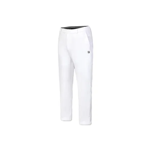 FILA GOLF серия Нефритовый Белый Мужские Повседневные Штаны