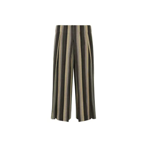 Homme Plissé Issey Miyake FW24 Повседневные брюки Мужские Черные