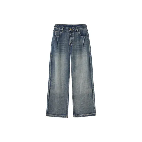 ZANSHI Синий Мужской Джинсы