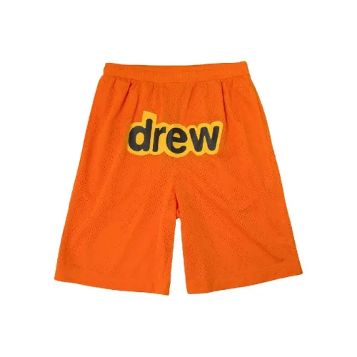 Drew House Letter Logo Series Апельсин Унисекс Повседневные шорты