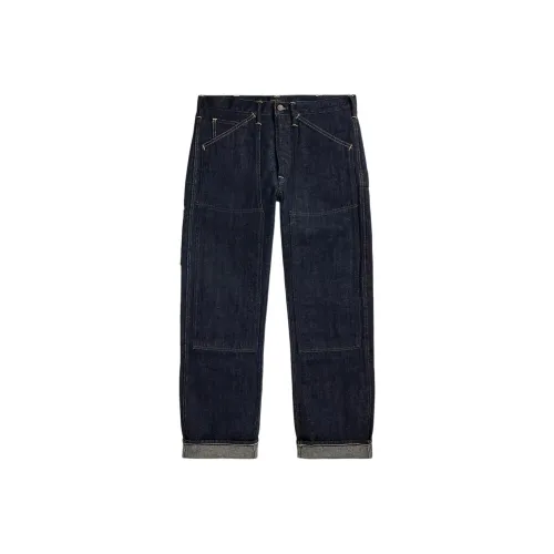 DOUBLE RL Джинсы Мужские Темно-синие