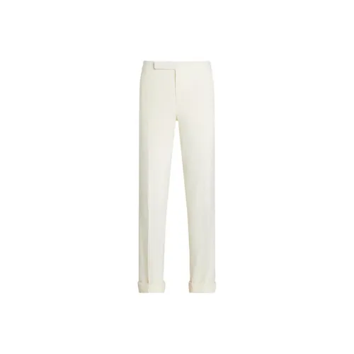 Ralph Lauren Purple Label Белый Мужской Костюмные Брюки