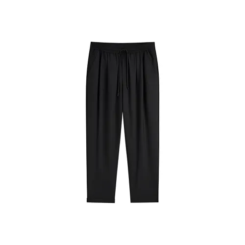 PEACEBIRD MEN Черный 1 Свободный крой Мужские Повседневные Штаны