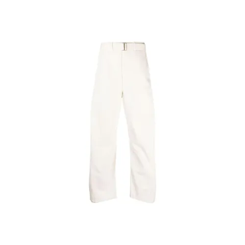 Lemaire White Men's Casual Pants Лемар Белые Мужские Повседневные Брюки