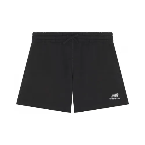 New Balance Вязаные шорты Черный Унисекс Повседневные шорты