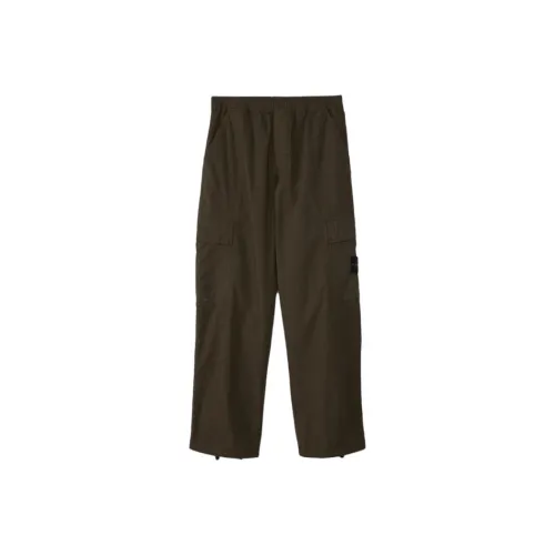 STONE ISLAND SS25 Карго Брюки Мужские Армейский Зеленый