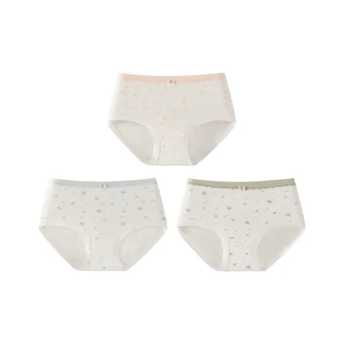 Городская красота Нижнее белье Женское 3 упаковки Молочный коктейль Белый