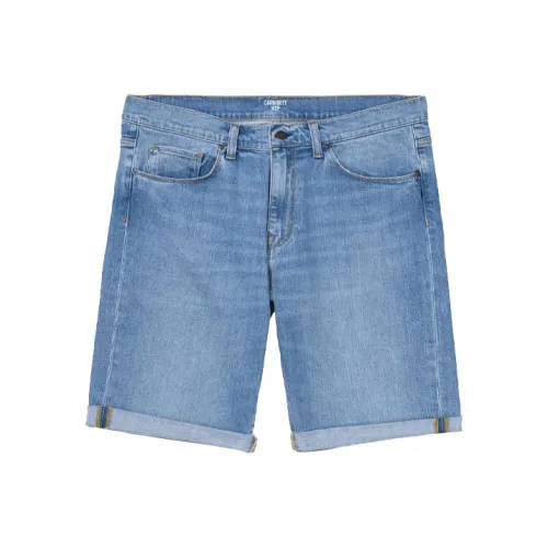 Carhartt WIP Джинсовые синие мужские джинсовые шорты