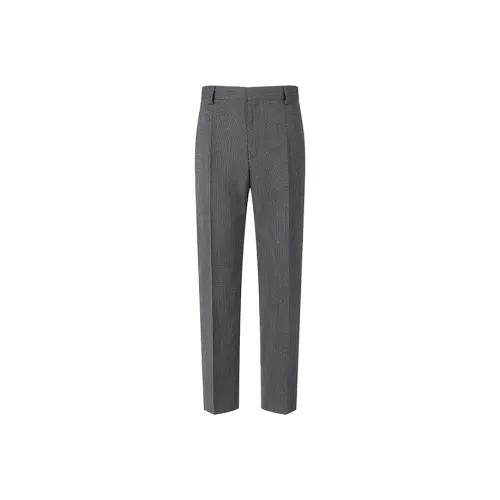 Hugo Boss Серые Мужские Брюки для Костюма