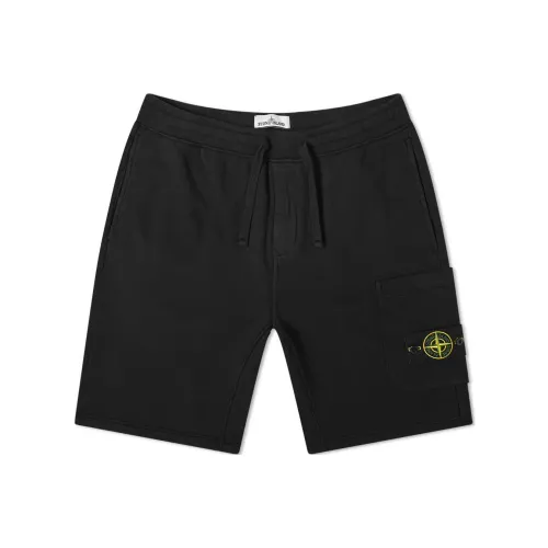 Stone Island Черные Мужские Повседневные Шорты
