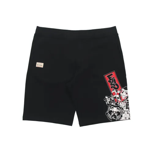 EVISU Черные Мужские Повседневные Шорты