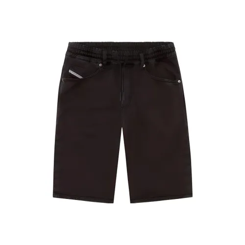DIESEL Мужские джинсовые шорты черного цвета