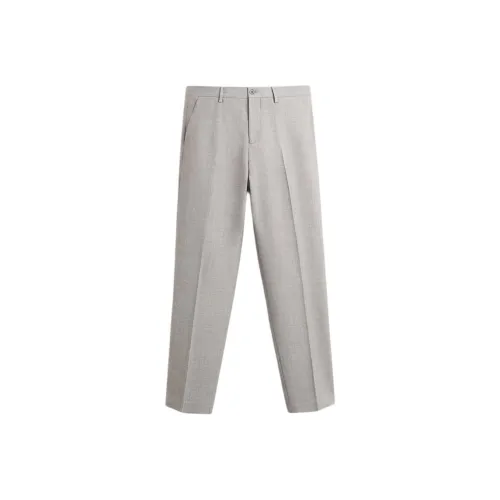 ZARA Песочный Мужской костюм брюки