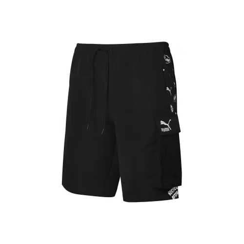 PUMA Мужские Повседневные Шорты Черные